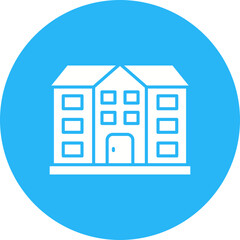 School icon vector image. Suitable for mobile apps, web apps and print media.