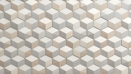 3D Cube Tile Wall background 