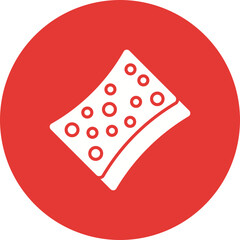 Sponge icon vector image. Suitable for mobile apps, web apps and print media.