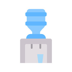 Water Dispenser icon vector image. Suitable for mobile apps, web apps and print media.