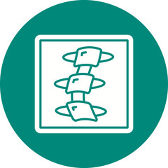 X Ray icon vector image. Suitable for mobile apps, web apps and print media.