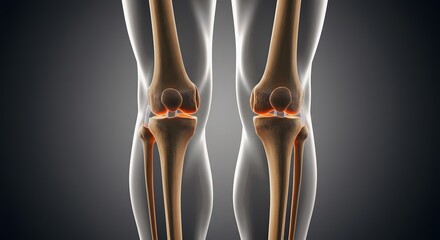 Knee Joint Anatomy Model for Medical Analysis