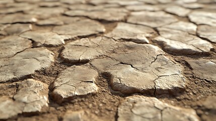 Cracked earth texture
