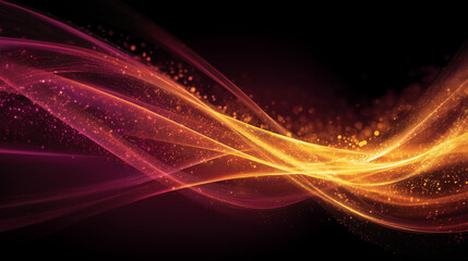 colorful technology background design of flowing patterns 