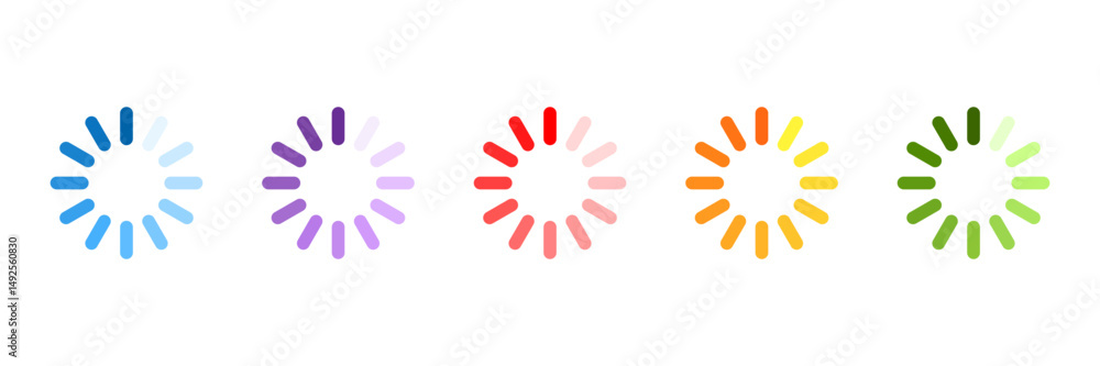 Poster progress bar icon set. loading progress bar icons. loading bar progress icon. download progress. col