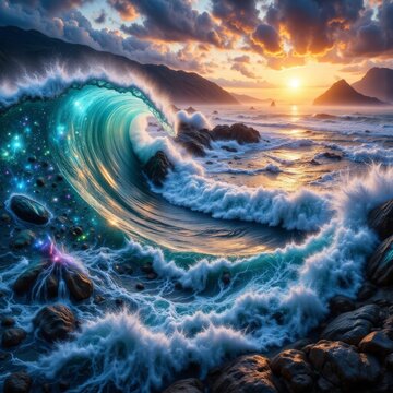 Fantasy Seascape  Ai 
