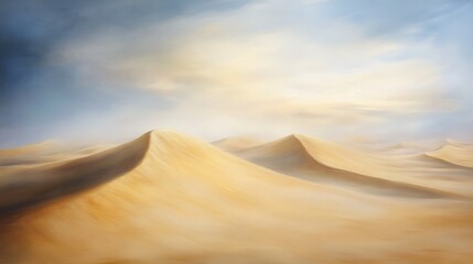 Desert dunes landscape