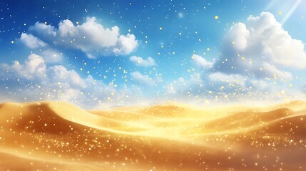 Desert landscape background
