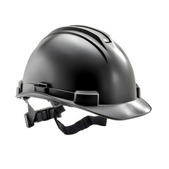 Naklejka premium Black Hard Hat Safety Helmet for Construction Worker
