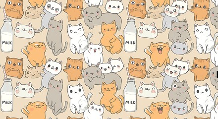 Purrfect Chaos: A Milky Way of Felines