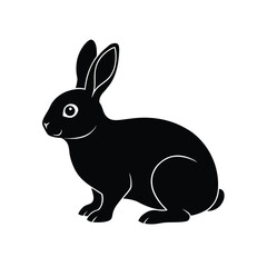 Silhouette of a Rabbit