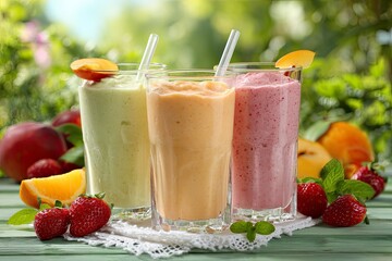 Refreshing Fruit Smoothies: A Summery Delight