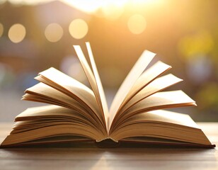 Open Book with Fountain Pen