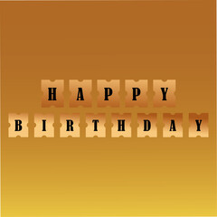 happy birthday banner poster and greeting design. 