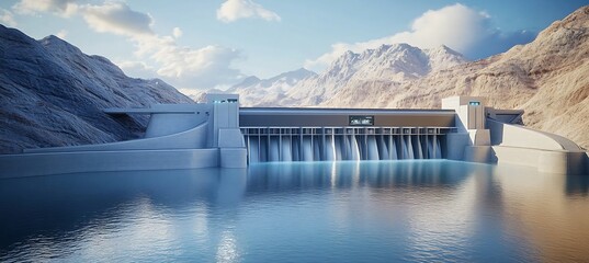 dam in the mountains