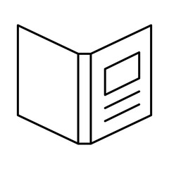 Book Line Icon Editable Stroke. Education, Study, Library, Reading, Science, Student, Graduation, Bookstore Icons Vector Illustration