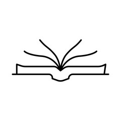 Book Line Icon Editable Stroke. Education, Study, Library, Reading, Science, Student, Graduation, Bookstore Icons Vector Illustration