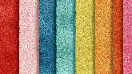 Fototapeta premium Colorful textured stripes background pattern design