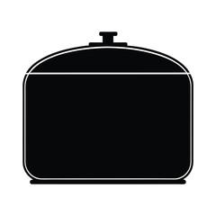 Silhouette of a Flush Tank