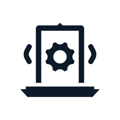 Setting icon and modern setting icon