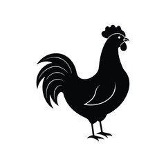 Silhouette of a chicken
