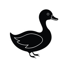 Silhouette of a Duck