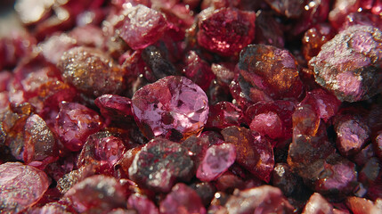 shards in glowing pink and purple tones forming geometric symmetry