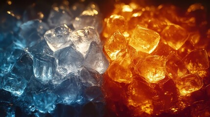 Ice and Fire Crystals