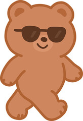 선글라스를 쓴 곰