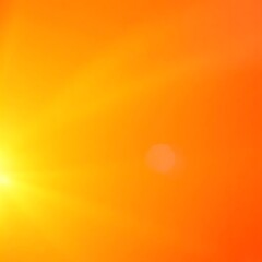 Bright Sun Orange Sky Sunset Glow