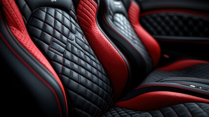 Luxurious custom car seats