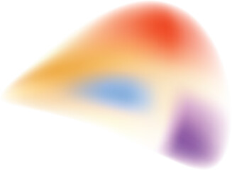 Abstract colorful blurred gradient background design