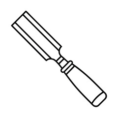 kitchen knife isolated on white background