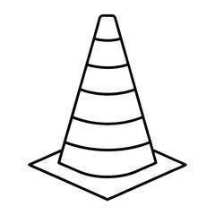traffic cone icon