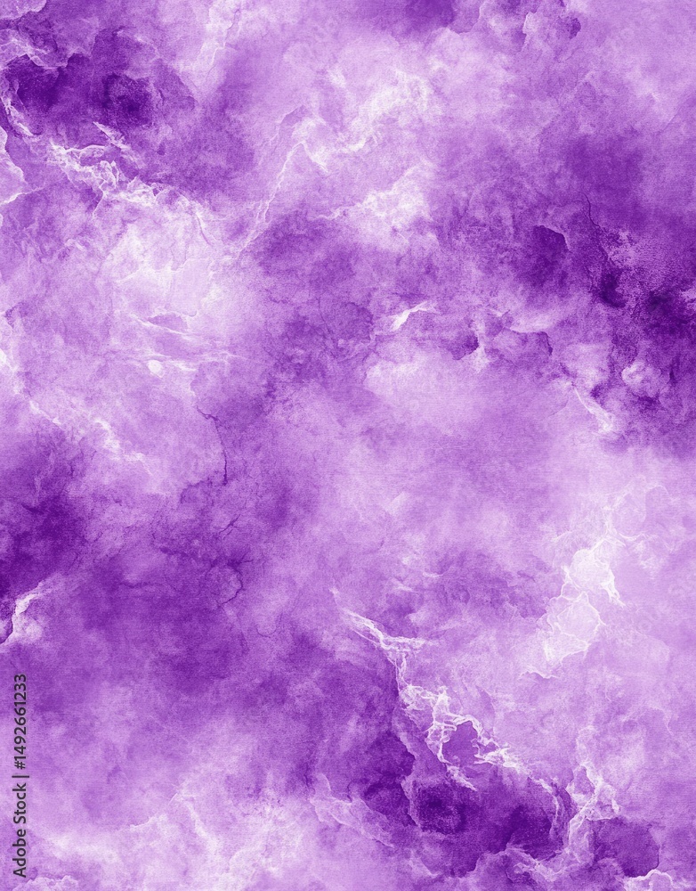 Poster a vibrant purple tie-dye pattern showcasing swirling textures that create a dynamic visual effect. p