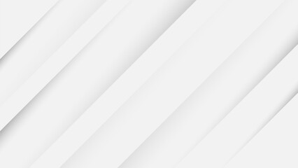 Obraz premium Grey and white abstract background with paper shine and layered elements, clean vector design for corporate, business, seminar, and presentation use