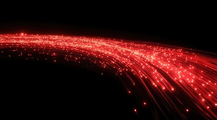 Red light trails, data flow