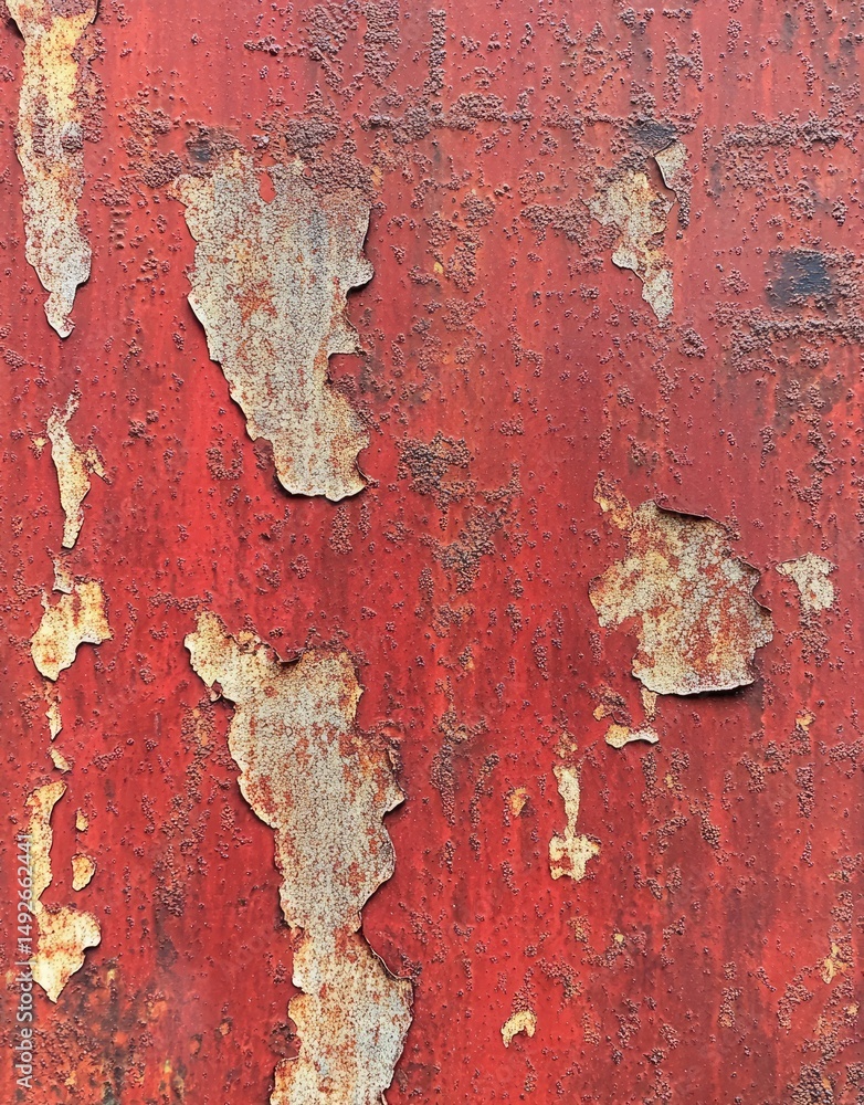 Aufkleber abstract textured background featuring warm hues of orange and red. resembling rust or weathered met