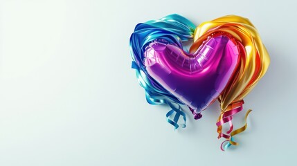 Colorful heart balloon (1)