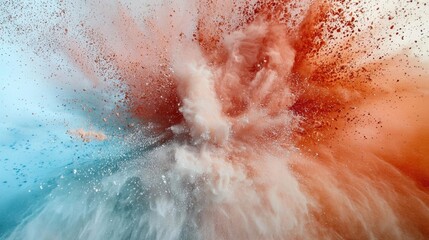 Fototapeta premium Abstract digital art piece that appears to be a combination of different colors and textures.