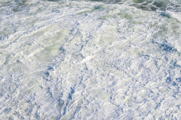 Ipanema Beach Water Waves and Rocks Rio de Janeiro Brazil.
