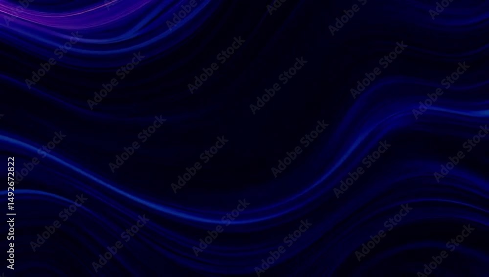 Poster abstract blue wave motion background seamless loop perfect for cinematic projects presentations or v