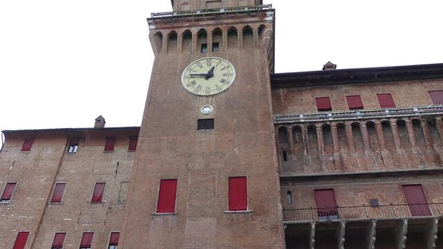Este castle (Castello Estense) in Ferrara, Italy