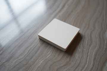 Fototapeta premium Blank White Cards Mockup Design
