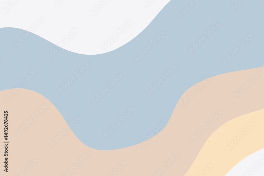 Poster abstract modern background in soft pastel colors suitable for various design projects