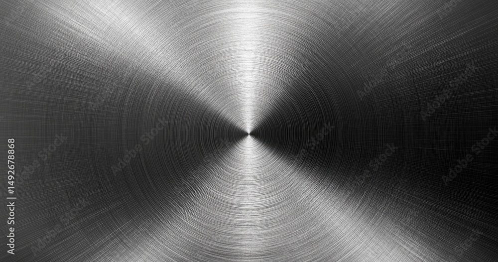 Poster a close-up view of a textured gray surface featuring smooth. swirling patterns that create a sense o