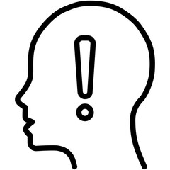 Alert Head icon