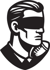 Dynamic Football Player Illustrations in Bold Graphic Style