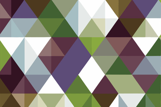 Geometric abstract design featuring transparent triangles in earth tones for diverse creative projects