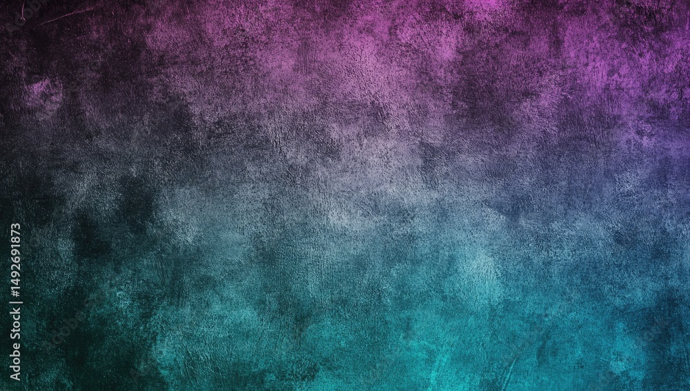 Poster a vibrant abstract gradient background featuring deep teal transitioning to rich purple. ideal for a